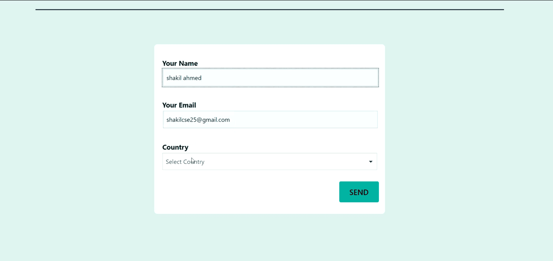 Form submission storage